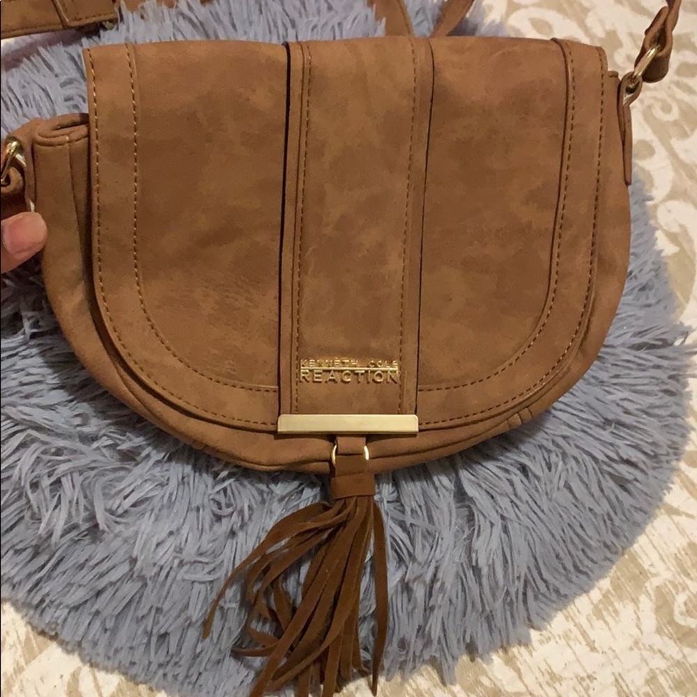 Kenneth Cole reaction suede shoulder bag
